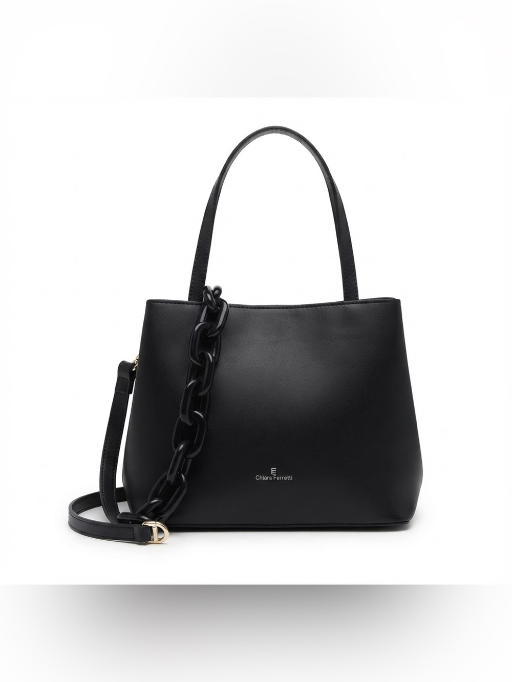 Chiara Ferretti Genuine Leather Bag Made in Italy